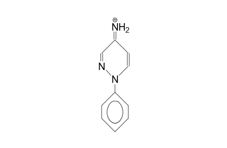 1-Phenyl-4-imino-1,4-dihydro-pyridazine cation
