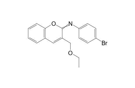 3-Ethoxymethyl-2-(4-bromophenyl)imino-2H-chromene