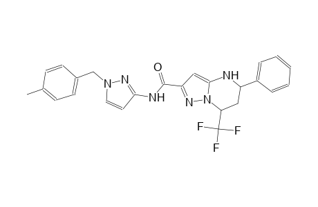 N-[1-(4-methylbenzyl)-1H-pyrazol-3-yl]-5-phenyl-7-(trifluoromethyl)-4,5,6,7-tetrahydropyrazolo[1,5-a]pyrimidine-2-carboxamide