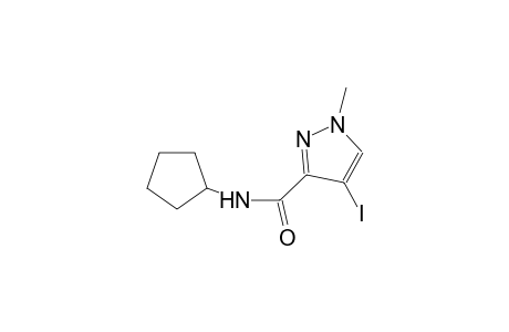 N-cyclopentyl-4-iodo-1-methyl-1H-pyrazole-3-carboxamide