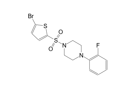 1-[(5-bromo-2-thienyl)sulfonyl]-4-(2-fluorophenyl)piperazine