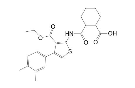 2-({[4-(3,4-dimethylphenyl)-3-(ethoxycarbonyl)-2-thienyl]amino}carbonyl)cyclohexanecarboxylic acid