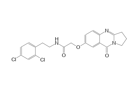 acetamide, N-[2-(2,4-dichlorophenyl)ethyl]-2-[(1,2,3,9-tetrahydro-9-oxopyrrolo[2,1-b]quinazolin-7-yl)oxy]-