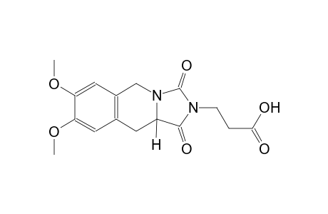 imidazo[1,5-b]isoquinoline-2-propanoic acid, 1,2,3,5,10,10a-hexahydro-7,8-dimethoxy-1,3-dioxo-, (10aS)-