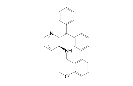 trans-2-(Diphenylmethyl)-N-[(2-methoxyphenyl)methyl]-1-azabicyclo[2.2.2]octan-3-amine