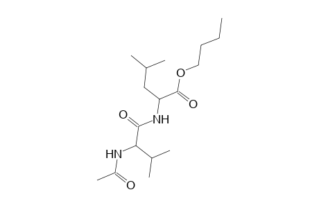 L-Leucine, N-(N-acetyl-L-valyl)-, butyl ester