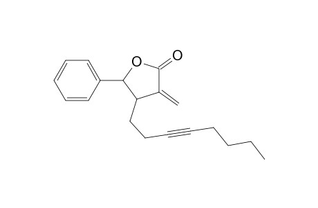 4,5-Dihydro-3-methylene-4-(3-octynyl)-5-phenyl-2(3H)-furanone