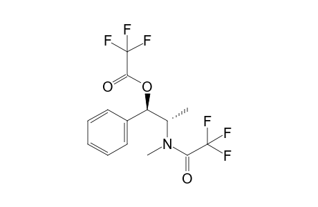 [(1R,2S)-2-[methyl-(2,2,2-trifluoroacetyl)amino]-1-phenyl-propyl] 2,2,2-trifluoroacetate