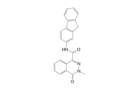 1-Phthalazinecarboxamide, N-(9H-fluoren-2-yl)-3,4-dihydro-3-methyl-4-oxo-
