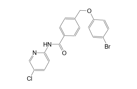 4-[(4-bromophenoxy)methyl]-N-(5-chloro-2-pyridinyl)benzamide