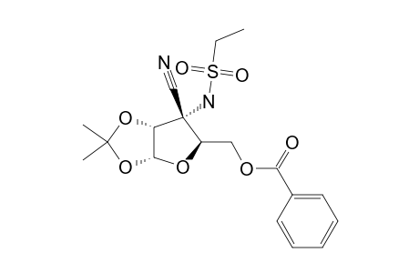 3-AMINO-5-O-BENZOYL-3-C-CYANO-3-DEOXY-3-N-ETHANESULFONYL-1,2-O-ISOPROPYLIDENE-ALPHA-D-RIBOFURANOSE
