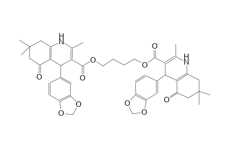 3-quinolinecarboxylic acid, 4-(1,3-benzodioxol-5-yl)-1,4,5,6,7,8-hexahydro-2,7,7-trimethyl-5-oxo-, 4-[[[4-(1,3-benzodioxol-5-yl)-1,4,5,6,7,8-