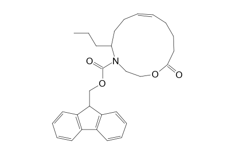 9H-fluoren-9-ylmethyl 13-oxo-5-propyl-1-oxa-4-azacyclotridec-8-ene-4-carboxylate