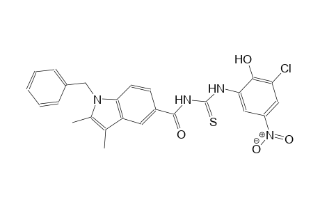 N-[(1-benzyl-2,3-dimethyl-1H-indol-5-yl)carbonyl]-N'-(3-chloro-2-hydroxy-5-nitrophenyl)thiourea