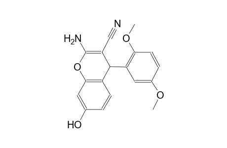 4H-1-benzopyran-3-carbonitrile, 2-amino-4-(2,5-dimethoxyphenyl)-7-hydroxy-