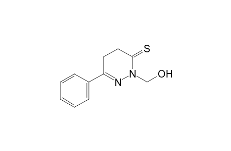 4,5-dihydro-2-(hydroxymethyl)-6-phenyl-3(2H)-pyridazinethione