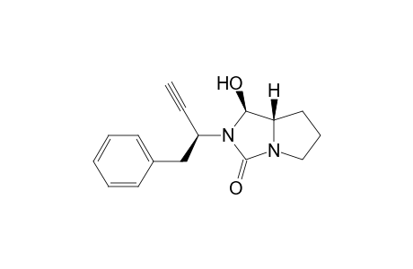 (1S,7aS)-1-Hydroxy-2-((S)-1-phenylbut-3-yn-2-yl)tetrahydro-1H-pyrrolo[1,2-c]imidazol-3(2H)-one