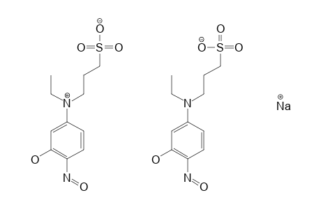 3-(N-ETHYL-3-HYDROXY-4-NITROSOANILINO)-1-PROPANESULFONIC ACID