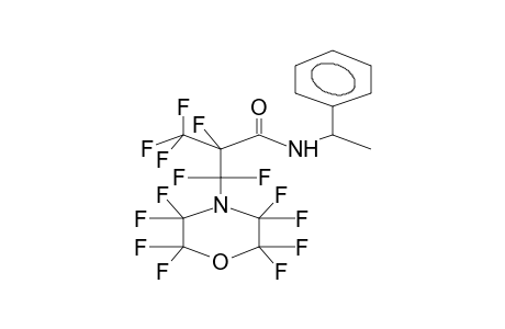 (+,-)-PERFLUORO(2-MORPHOLINO-ISO-BUTYRIC ACID), 1-PHENYLETHYLAMIDE