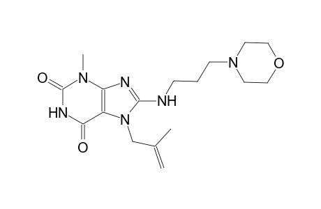 3-methyl-7-(2-methyl-2-propenyl)-8-{[3-(4-morpholinyl)propyl]amino}-3,7-dihydro-1H-purine-2,6-dione
