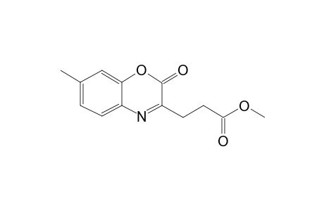 Methyl 3-(7-methyl-2-oxo-2H-1,4-benzoxazin-3-yl)propanoate