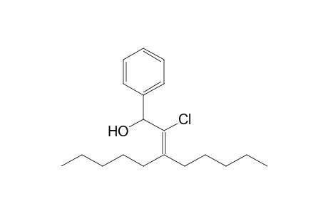 2-Chloro-3-pentyl-1-phenyl-2-octen-1-ol