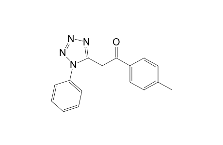 1-(4-methylphenyl)-2-(1-phenyl-1,2,3,4-tetrazol-5-yl)ethanone