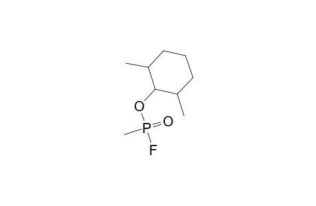 Methylphosphonic acid, fluoroanhydride, 2,6-dimethylcyclohexyl ester