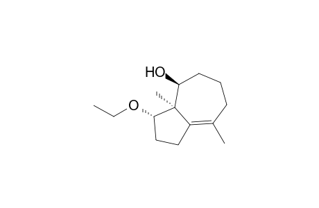 (1R*,2S*,10S*)-1,6-dimethyl-10-ethoxy-bicyclo[5.3.0]dec-6-en-2-ol