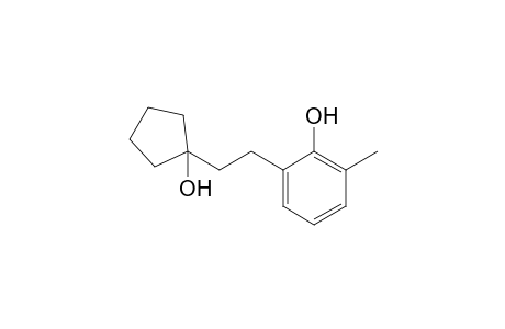 2-(o-Hydroxy-m-methylphenyl)ethylcyclopentanol