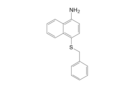1-Amino-4-(phenylmethylthio)naphthalene