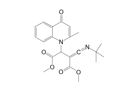 Dimethyl 2-((tert-butylimino)methylene)-3-(2-methyl-4-oxoquinolin-1(4H)-yl)succinate