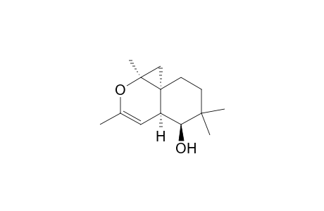 6H-Benzo[c]cyclopropa[b]pyran-5-ol, 1,1a,4a,5,7,8-hexahydro-1a,3,6,6-tetramethyl-, (1a.alpha.,4a.alpha.,5.beta.,8aR*)-