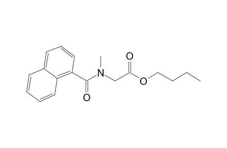 Sarcosine, N-(1-naphthoyl)-, butyl ester