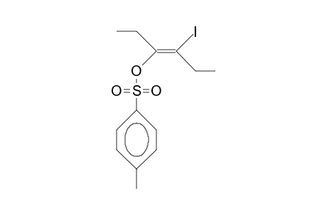 (E)-1-Ethyl-2-iodo-but-1-enyl toluene-4-sulfonate