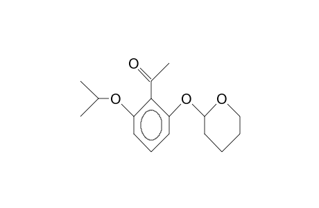 2'-Isopropoxy-6'-(tetrahydro-pyran-2-yl-oxy)-acetophenone