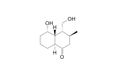 (3S,4R,4aR,5S,8aS)-4-(hydroxymethyl)-3-methyl-5-oxidanyl-3,4,4a,5,6,7,8,8a-octahydro-2H-naphthalen-1-one