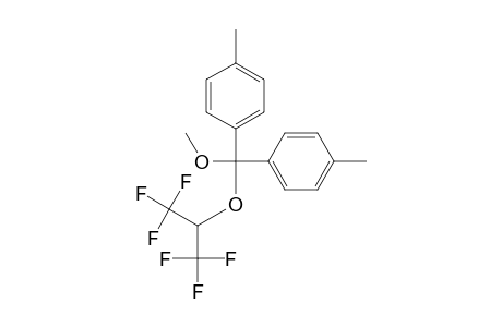 Benzene, 1,1'-[methoxy[2,2,2-trifluoro-1-(trifluoromethyl)ethoxy]methylene]bis [4-methyl-