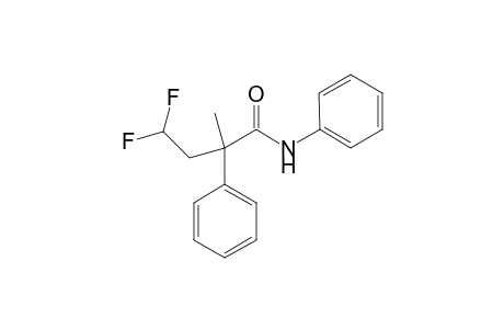 4,4-Difluoro-2-methyl-2-phenyl-N-phenylbutanamide