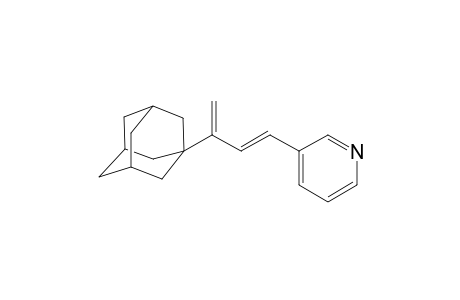 3-((E)-3-((3s)-adamantan-1-yl)buta-1,3-dien-1-yl)pyridine