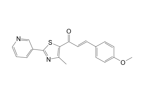 3-(4-Methoxyphenyl)-1-(4-methyl-2-pyridin-3-yl-thiazol-5-yl)-propenone
