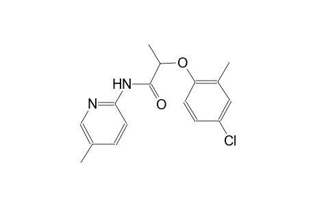 2-(4-chloro-2-methylphenoxy)-N-(5-methyl-2-pyridinyl)propanamide