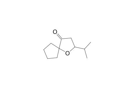 1-Oxaspiro[4.4]nonan-4-one, 2-isopropyl-