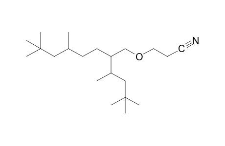 3-{[5,7,7-trimethyl-2-(1,3,3-trimethylbutyl)octyl]oxy}propionitrile
