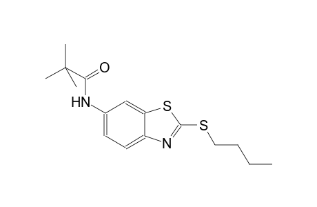 N-[2-(butylsulfanyl)-1,3-benzothiazol-6-yl]-2,2-dimethylpropanamide
