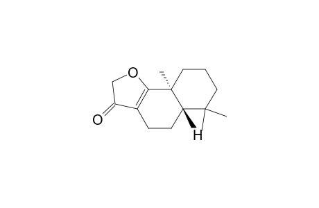 Naphtho[1,2-b]furan-3(2H)-one, 4,5,5a,6,7,8,9,9a-octahydro-6,6,9a-trimethyl-, trans-(.+-.)-
