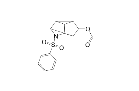 7-Acetoxy-4-phenylsulphonyl-4-azatetracyclo[3.3.0.0(2,8).0(3,6)]octane