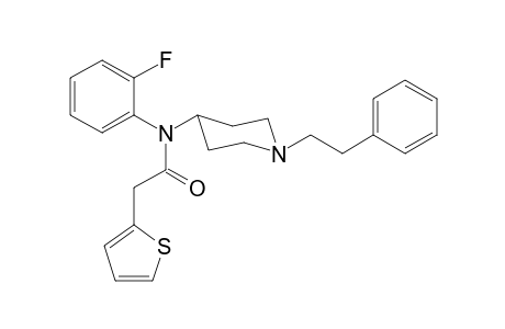N-2-Fluorophenyl-N-[1-(2-phenylethyl)piperidin-4-yl]-2-(thiophen-2-yl)acetamide