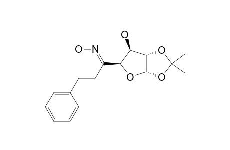 ANTI-6,7-DIDEOXY-1,2-O-ISOPROPYLIDENE-7-PHENYL-ALPHA-D-XYLO-HEPTAFURANOS-5-ULOSE-OXIME