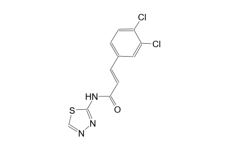(2E)-3-(3,4-dichlorophenyl)-N-(1,3,4-thiadiazol-2-yl)-2-propenamide